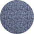 9' X 12' Navy Blue And Ivory Floral Washable Area Rug With UV Protection