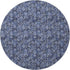 9' X 12' Navy Blue And Ivory Floral Washable Area Rug With UV Protection