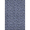 9' X 12' Navy Blue And Ivory Floral Washable Area Rug With UV Protection
