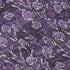 9' X 12' Purple And Ivory Floral Washable Area Rug With UV Protection