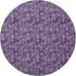 9' X 12' Purple And Ivory Floral Washable Area Rug With UV Protection