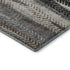 9' X 12' Brown Gray And Ivory Striped Washable Area Rug With UV Protection