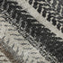9' X 12' Brown Gray And Ivory Striped Washable Area Rug With UV Protection