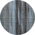 9' X 12' Blue And Gray Striped Washable Area Rug With UV Protection