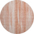 9' X 12' Coral And Ivory Striped Washable Area Rug With UV Protection