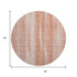 9' X 12' Coral And Ivory Striped Washable Area Rug With UV Protection