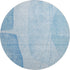 9' X 12' Blue And Ivory Abstract Washable Area Rug With UV Protection