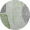 9' X 12' Green Gray And Ivory Abstract Washable Area Rug With UV Protection