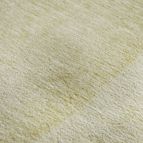 9' X 12' Gold And Beige Abstract Washable Area Rug With UV Protection
