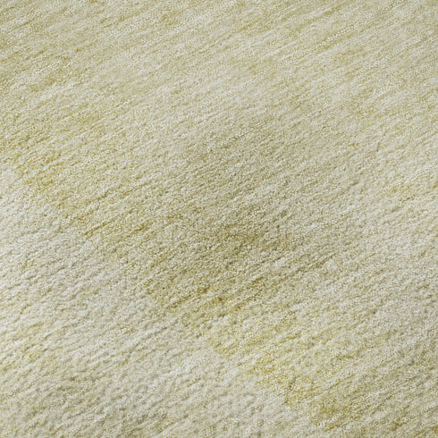 9' X 12' Gold And Beige Abstract Washable Area Rug With UV Protection