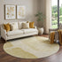 9' X 12' Gold And Beige Abstract Washable Area Rug With UV Protection