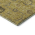 9' X 12' Gold Charcoal And Gray Oriental Washable Area Rug With UV Protection