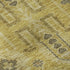 9' X 12' Gold Charcoal And Gray Oriental Washable Area Rug With UV Protection