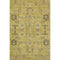 9' X 12' Gold Charcoal And Gray Oriental Washable Area Rug With UV Protection