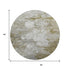 9' X 12' Brown And Ivory Abstract Washable Area Rug With UV Protection