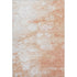 9' X 12' Coral And Ivory Abstract Washable Area Rug With UV Protection