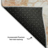 9' X 12' Coral And Ivory Abstract Washable Area Rug With UV Protection