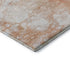 9' X 12' Coral And Ivory Abstract Washable Area Rug With UV Protection