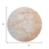 9' X 12' Coral And Ivory Abstract Washable Area Rug With UV Protection