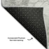 9' X 12' Silver And Gray Abstract Washable Area Rug With UV Protection