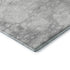 9' X 12' Silver And Gray Abstract Washable Area Rug With UV Protection