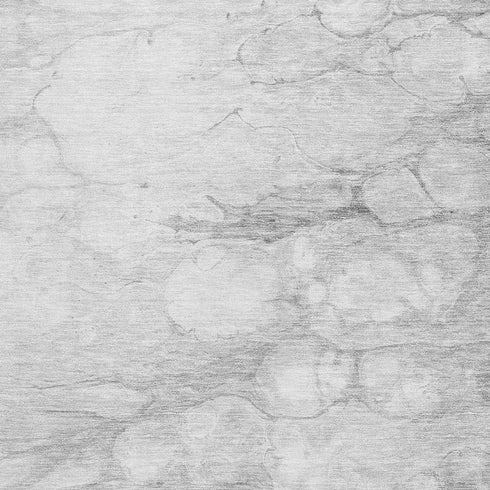 9' X 12' Silver And Gray Abstract Washable Area Rug With UV Protection