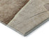 9' X 12' Brown And Beige Floral Washable Area Rug With UV Protection