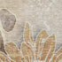 9' X 12' Brown And Beige Floral Washable Area Rug With UV Protection