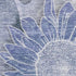 9' X 12' Blue And Ivory Floral Washable Area Rug With UV Protection