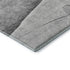 9' X 12' Gray And Silver Floral Washable Area Rug With UV Protection