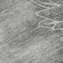 9' X 12' Gray And Silver Floral Washable Area Rug With UV Protection