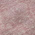 9' X 12' Blush And Ivory Floral Washable Area Rug With UV Protection