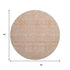 9' X 12' Coral And Ivory Floral Washable Area Rug With UV Protection