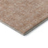 9' X 12' Coral And Ivory Floral Washable Area Rug With UV Protection