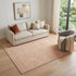 9' X 12' Peach And Ivory Floral Washable Area Rug With UV Protection