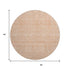 9' X 12' Peach And Ivory Floral Washable Area Rug With UV Protection