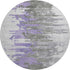 9' X 12' Purple Gray And Ivory Abstract Washable Area Rug With UV Protection