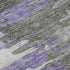 9' X 12' Purple Gray And Ivory Abstract Washable Area Rug With UV Protection