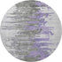 9' X 12' Purple Gray And Ivory Abstract Washable Area Rug With UV Protection