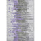 9' X 12' Purple Gray And Ivory Abstract Washable Area Rug With UV Protection