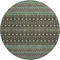 9' X 12' Brown And Taupe Tribal Washable Area Rug With UV Protection