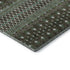 9' X 12' Brown And Taupe Tribal Washable Area Rug With UV Protection