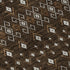 9' X 12' Chocolate And Ivory Tribal Washable Area Rug With UV Protection