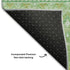 9' X 12' Artichoke Green Gold And Ivory Tribal Washable Area Rug With UV Protection