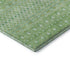 9' X 12' Artichoke Green Gold And Ivory Tribal Washable Area Rug With UV Protection