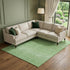 9' X 12' Artichoke Green Gold And Ivory Tribal Washable Area Rug With UV Protection