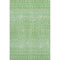 9' X 12' Artichoke Green Gold And Ivory Tribal Washable Area Rug With UV Protection