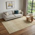 9' X 12' Copper And Ivory Tribal Washable Area Rug With UV Protection
