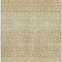 9' X 12' Copper And Ivory Tribal Washable Area Rug With UV Protection