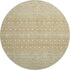 9' X 12' Copper And Ivory Tribal Washable Area Rug With UV Protection